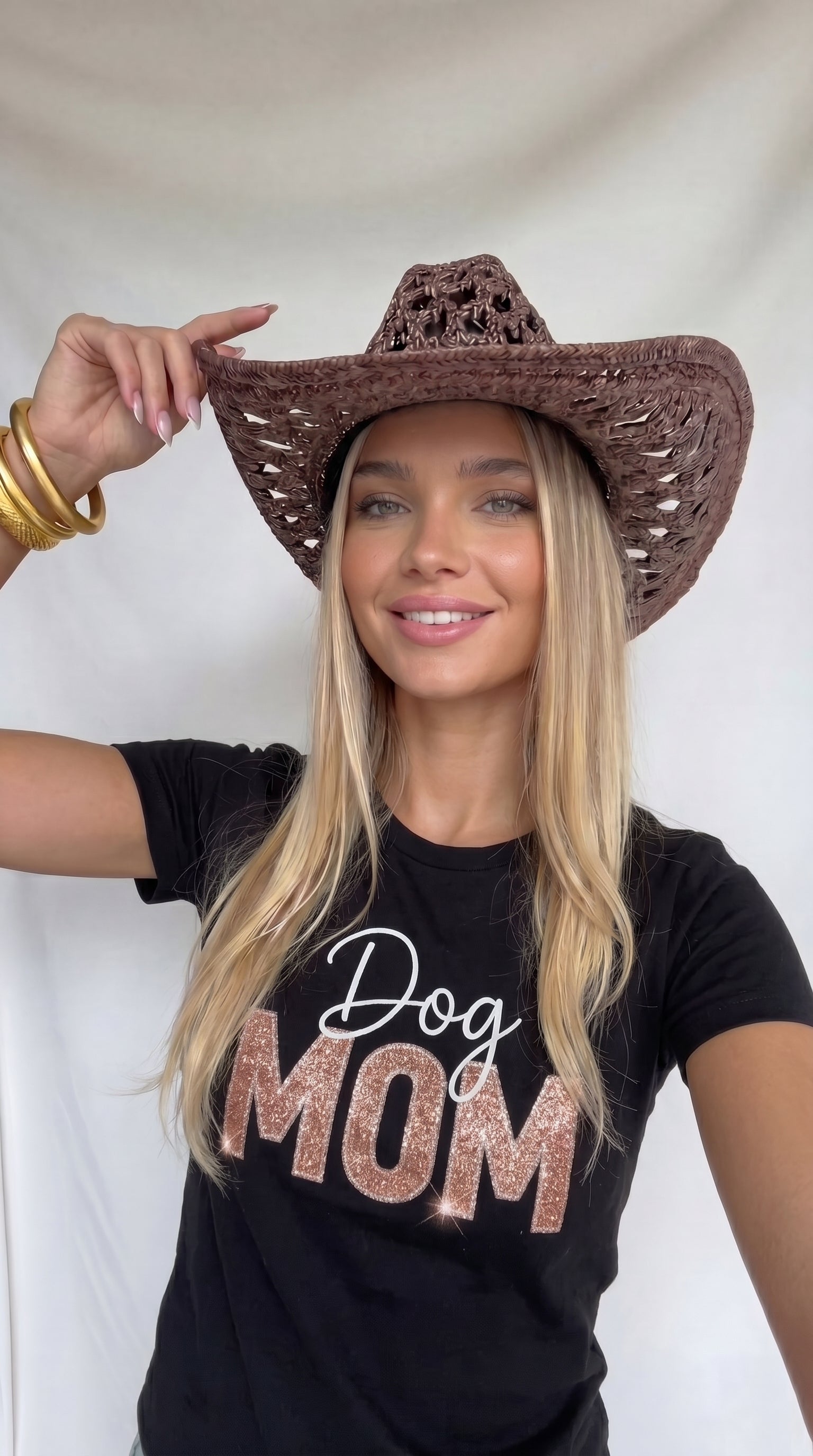 Sparkly Dog Mom T-shirt